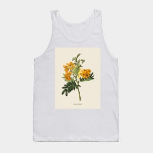 Wildflower Antique Botanical Illustration Tank Top